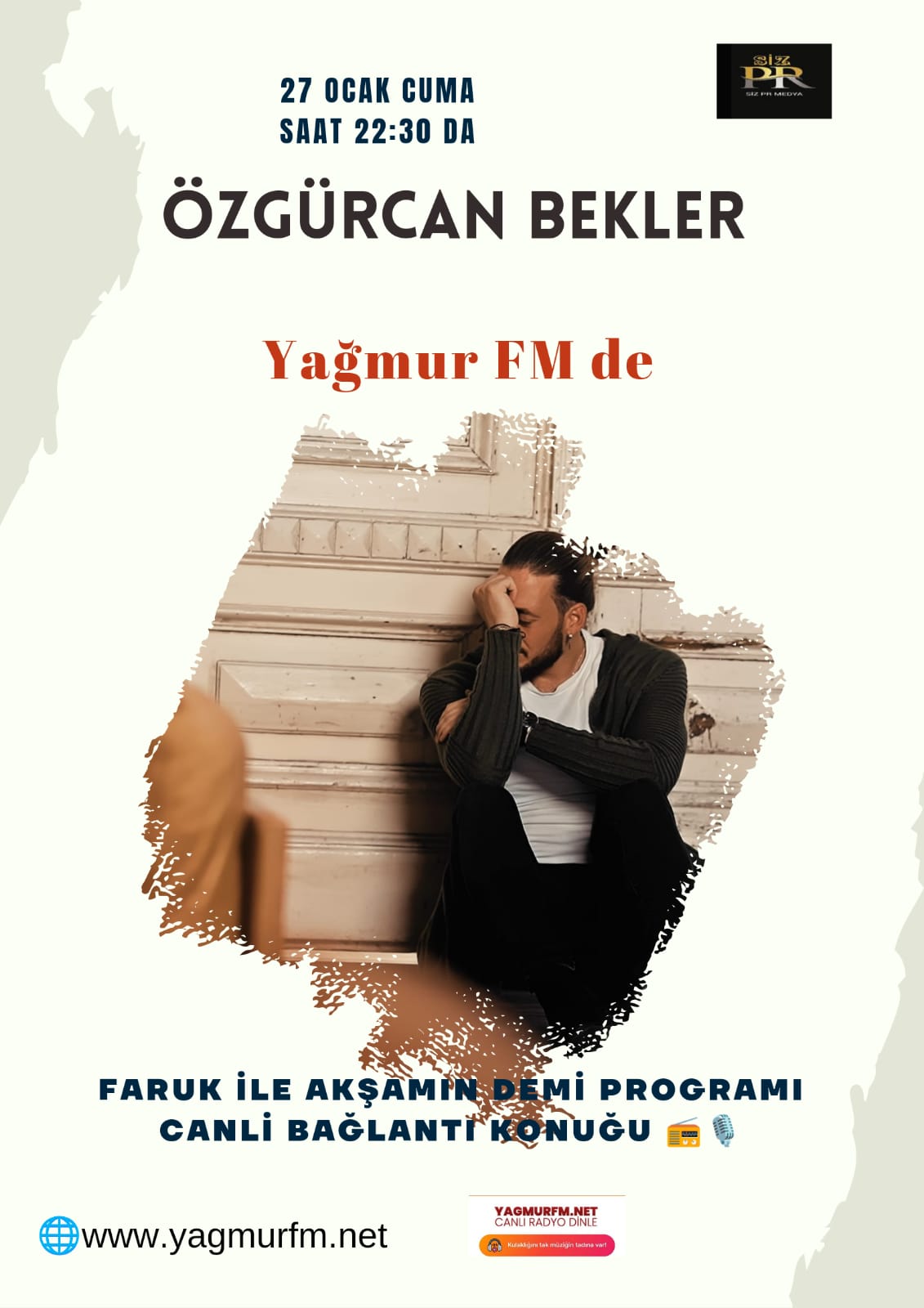 Özgürcan Bekler Bu Akşam 22:30`da Yağmur Fm`de