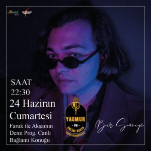 Ozan Temizkan, 24 Haziran Cumartesi Saat 22:30`da Yağmur FM`de